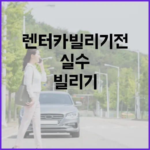 해외렌트카 빌리기 전에 실수 줄이는 방법 - 요약