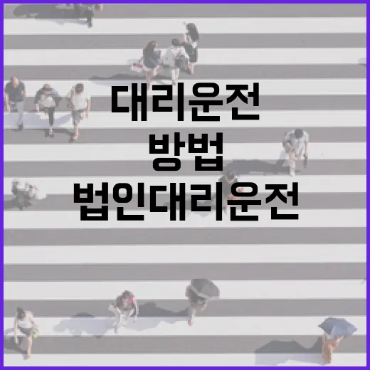 법인대리운전 제대로 쓰는 방법, 회사 비용 새는 구멍부터 막아야 합니다 - 요약