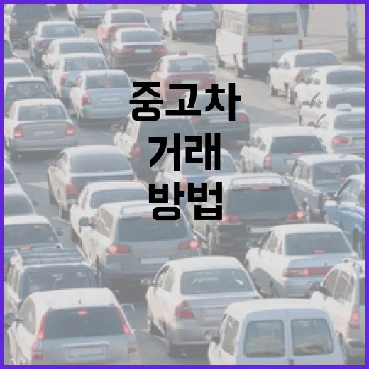 중고차거래 처음이라면 이렇게 확인하는 방법 - 요약