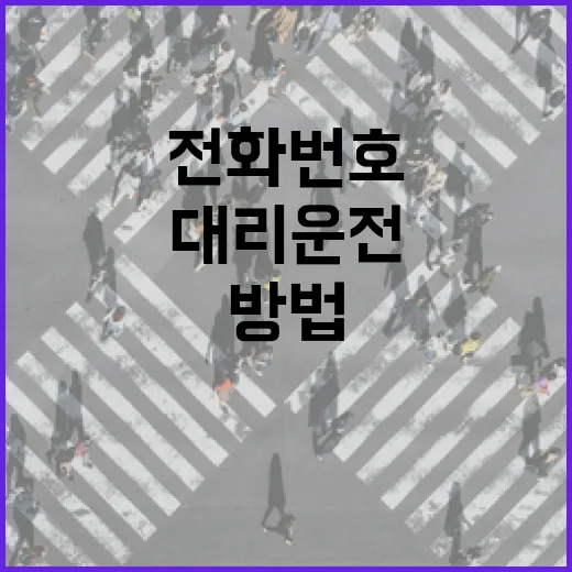 대리운전전화번호 저장해두는 방법, 술자리 전 이렇게 준비하면 덜 헤맵니다 - 요약