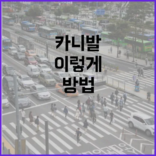 카니발 주차 편하게 하는 방법, 큰 차 처음 몰 때 이렇게 잡으면 덜 긁습니다 - 요약