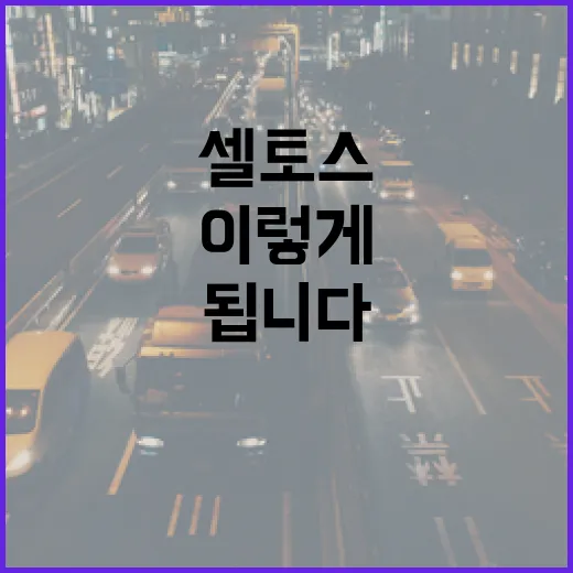셀토스 주차 편하게 하려면 이렇게 잡으면 됩니다 - 요약