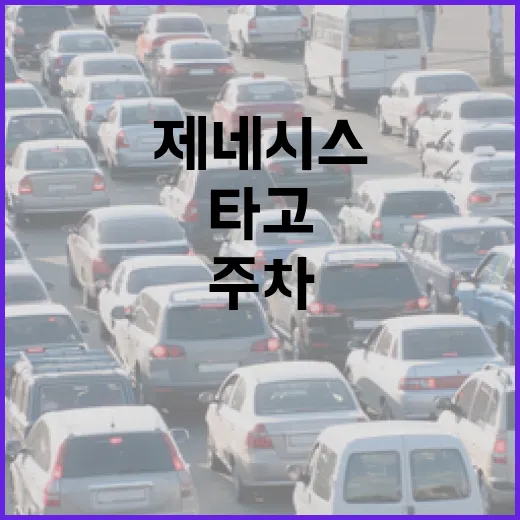 제네시스 타고 주차 편하게 하려면 이렇게 보면 됩니다 - 요약