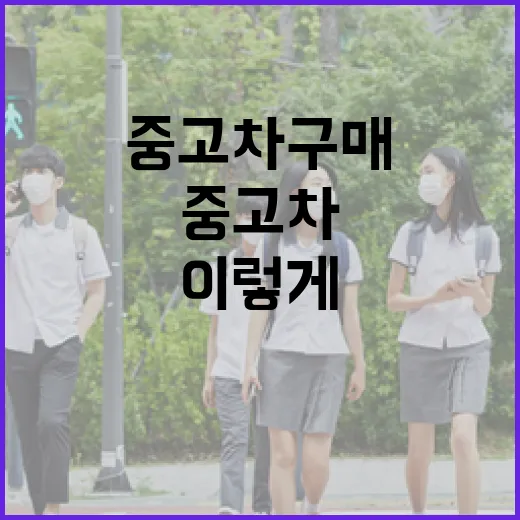 중고차구매 처음이라면 이렇게 확인하면 덜 당합니다 - 요약