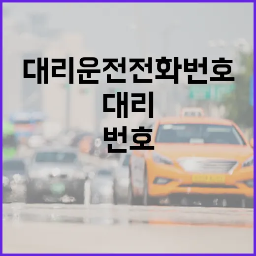 대리운전전화번호 제대로 고르고 안전하게 부르는 방법 - 요약