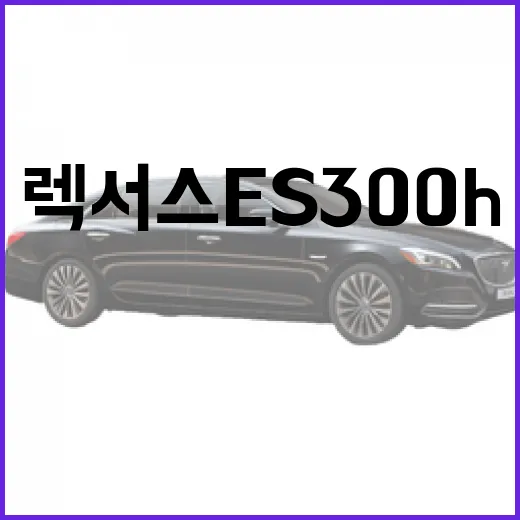 렉서스 ES300h 편하게 타려면 이렇게 고르세요: 14년 운전자가 보는 장단점과 주차 팁 - 요약
