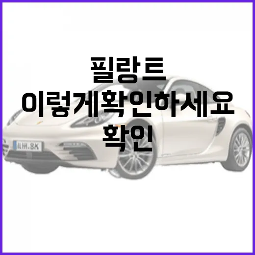 필랑트 처음 이용하려면 이렇게 확인하세요, 주차장에서 헛걸음 줄이는 방법 - 요약