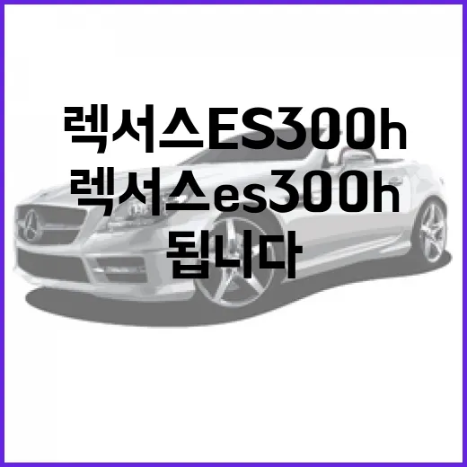 렉서스 ES300h 오래 편하게 타려면 이렇게 고르면 됩니다 - 요약