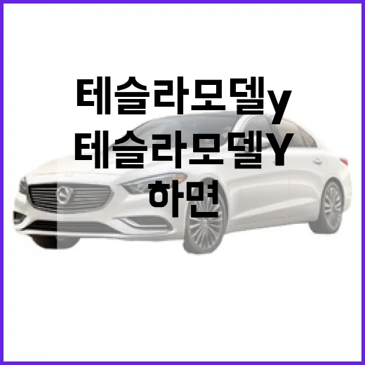 테슬라 모델Y 주차 편하게 하려면 이렇게 하면 덜 헤맵니다 - 요약