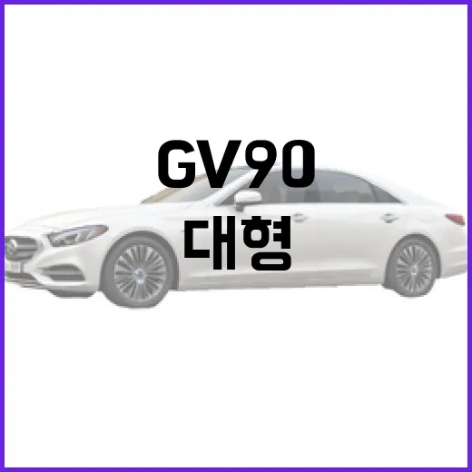 GV90 같은 대형 SUV 주차하려면 이렇게 준비하세요 - 요약