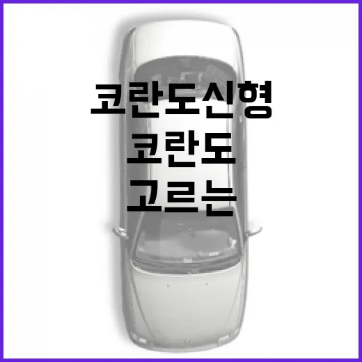 코란도 신형 보러 가기 전, 주차장 기준으로 고르는 방법 - 요약