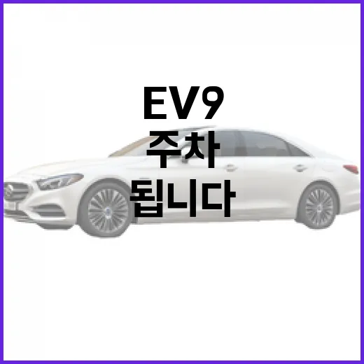 EV9 큰 차 주차 편하게 하려면 이렇게 잡으면 됩니다 - 요약