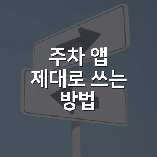 주차 앱 제대로 쓰는 방법, 과태료 피하려면 이렇게 봅니다 - 요약