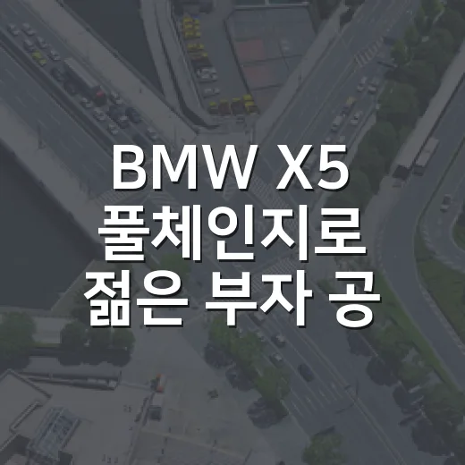 BMW X5 풀체인지로 젊은 부자 공략하려면 이렇게 봐야 합니다 - 요약