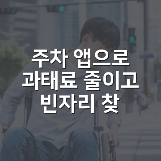 주차 앱으로 과태료 줄이고 빈자리 찾는 방법 - 요약