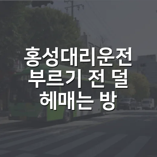 홍성대리운전 부르기 전 덜 헤매는 방법 - 요약