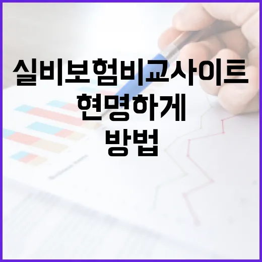 실비보험비교사이트를 현명하게 활용하는 방법 - 요약