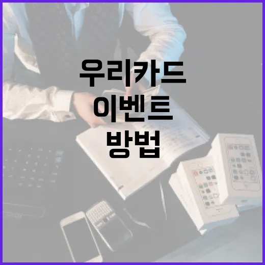 우리카드 이벤트 최대한 활용하는 방법 - 요약