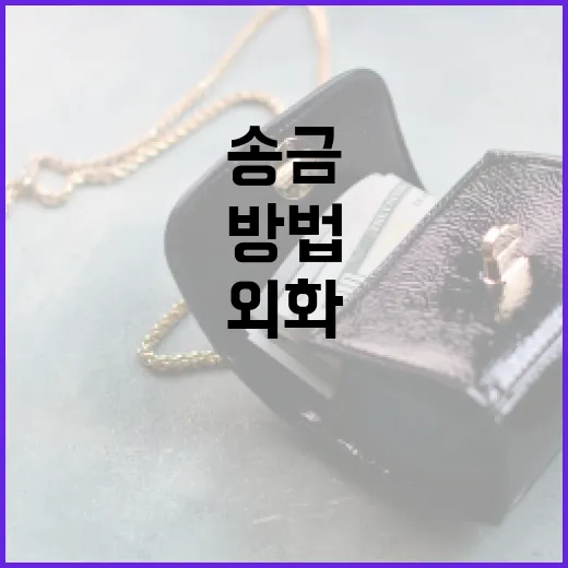 알아두면 유용한 외화송금 방법 - 요약