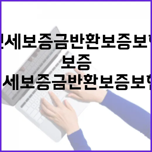 전세보증금반환보증보험, 이렇게 활용하세요 - 요약