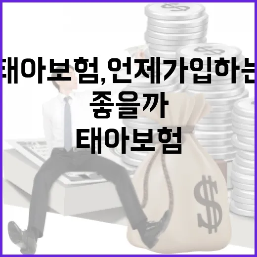 태아보험, 언제 가입하는 게 좋을까? - 요약