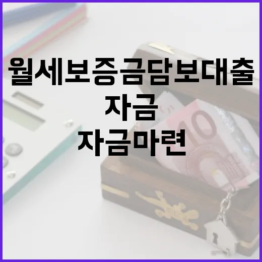 월세보증금담보대출로 여유 자금 마련하기 - 요약
