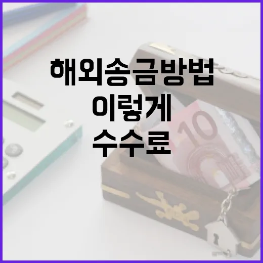 해외송금방법 초보자가 수수료 줄이려면 이렇게 - 요약