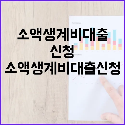 소액생계비대출 신청하려면 이렇게 준비하세요 - 요약