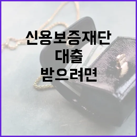 신용보증재단대출 받으려면 이렇게 준비하면 됩니다 - 요약