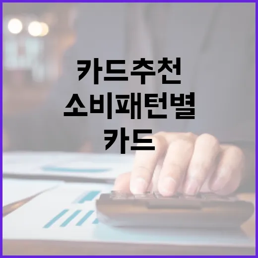 우리카드추천 제대로 받으려면 소비패턴별로 이렇게 고르세요 - 요약