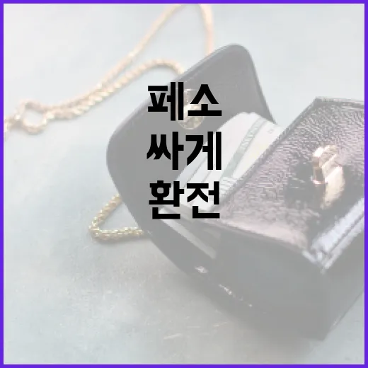 페소환전 싸게 하려면 이렇게 준비하세요 - 요약