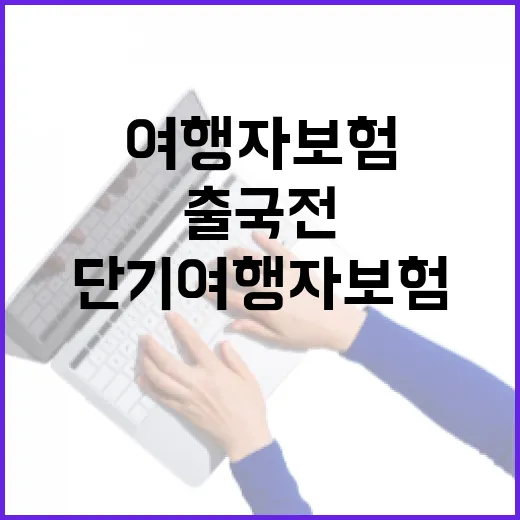 단기여행자보험 고르는 방법, 출국 전 이것부터 확인하세요 - 요약