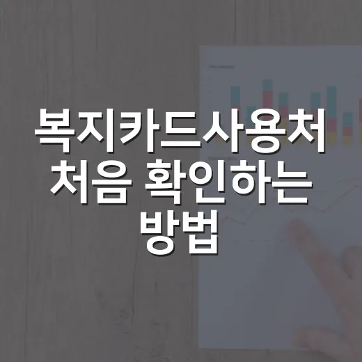 복지카드사용처 처음 확인하는 방법, 병원부터 교통·쇼핑까지 이렇게 보면 쉽습니다 - 요약