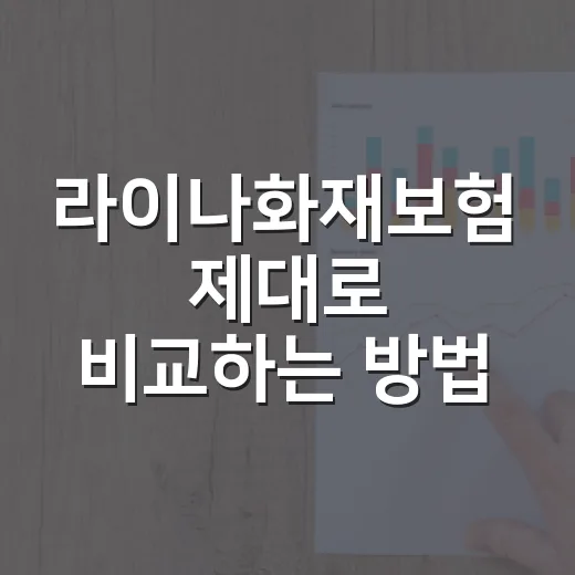 라이나화재보험 제대로 비교하는 방법: 가입 전 확인할 5가지 - 요약
