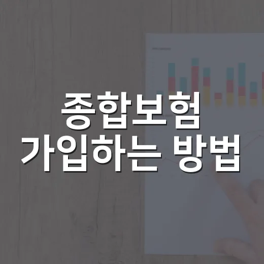 종합보험 가입하는 방법: 필요한 보장만 남기고 보험료 줄이는 기준 - 요약