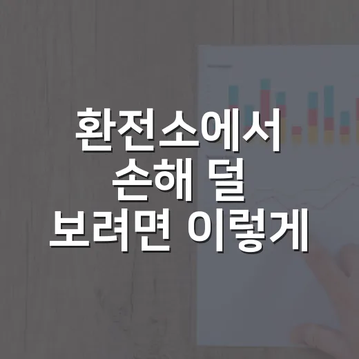 환전소에서 손해 덜 보려면 이렇게 비교하세요 - 요약