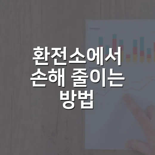 환전소에서 손해 줄이는 방법, 초보자는 이렇게 비교하면 됩니다 - 요약