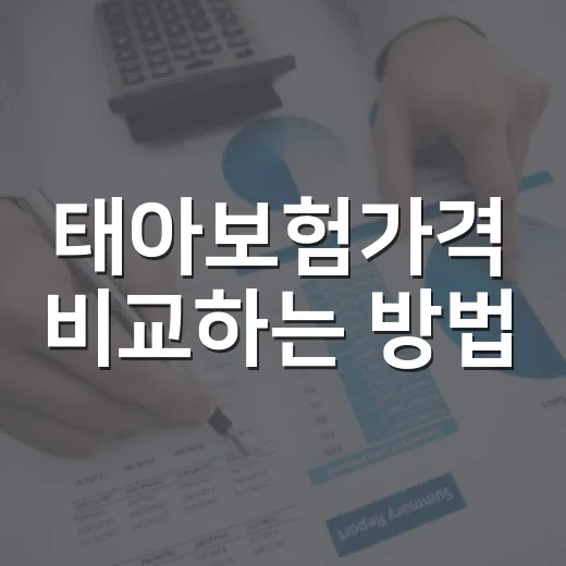 태아보험가격 비교하는 방법, 월 보험료 낮추려면 이렇게 - 요약