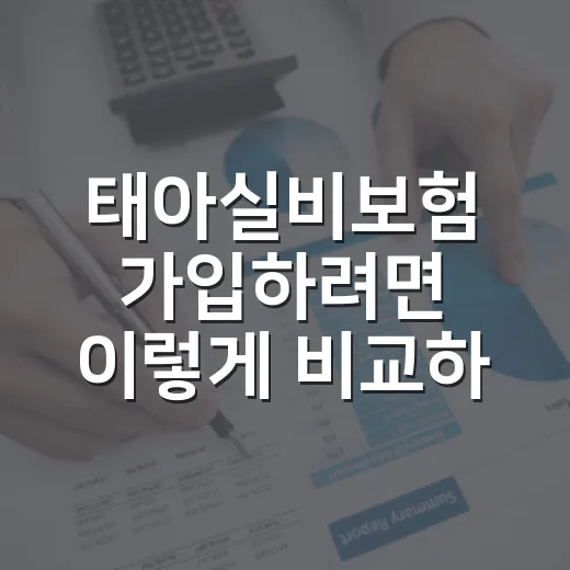 태아실비보험 가입하려면 이렇게 비교하는 방법 - 요약