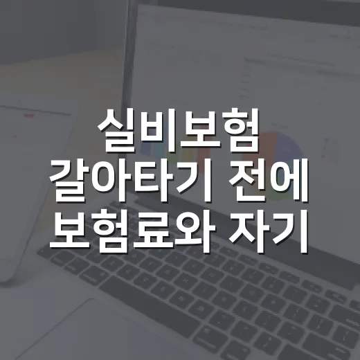 실비보험 갈아타기 전에 보험료와 자기부담금 확인하는 방법 - 요약