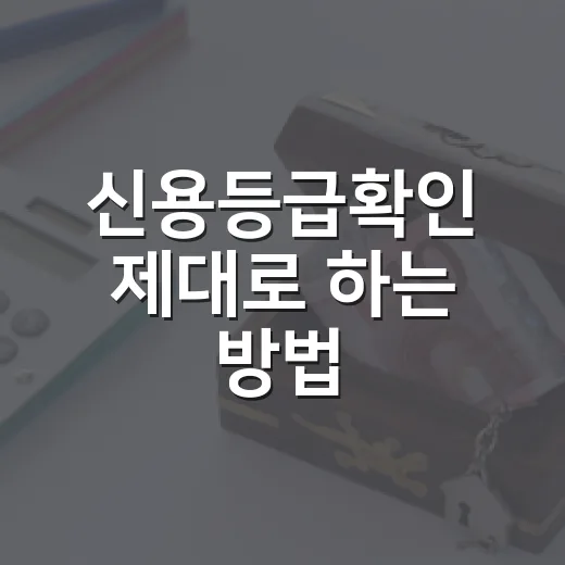 신용등급확인 제대로 하는 방법, NICE와 KCB 점수까지 같이 보는 법 - 요약