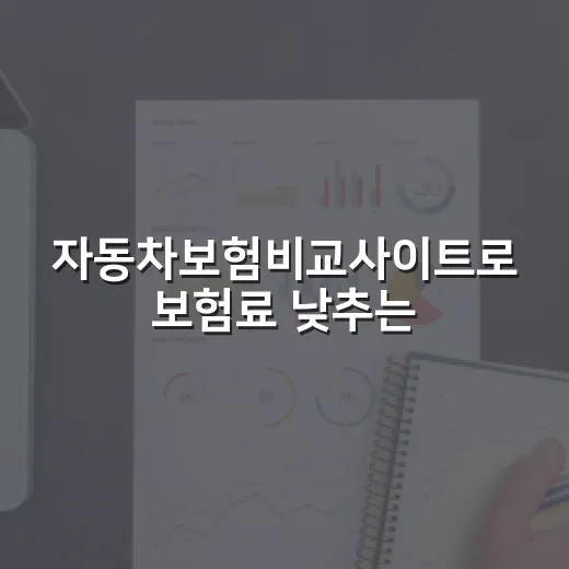 자동차보험비교사이트로 보험료 낮추는 방법, 처음이면 이렇게 확인하세요 - 요약