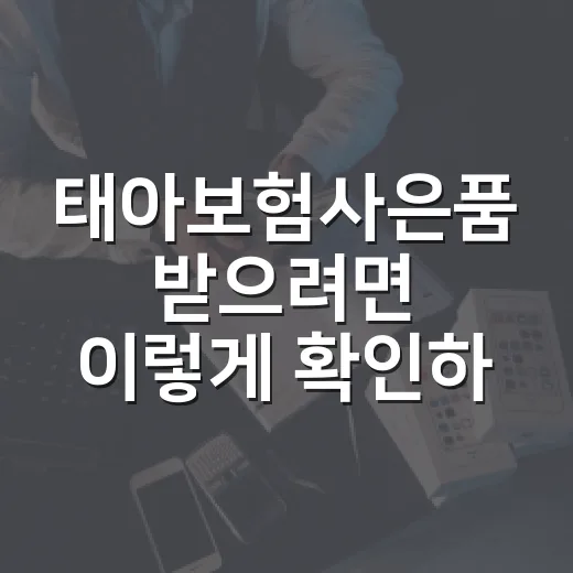 태아보험사은품 받으려면 이렇게 확인하세요: 금액보다 중요한 5가지 기준 - 요약