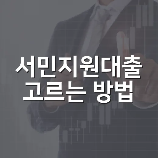 서민지원대출 고르는 방법, 2026년 햇살론부터 긴급생계비까지 이렇게 보면 됩니다 - 요약