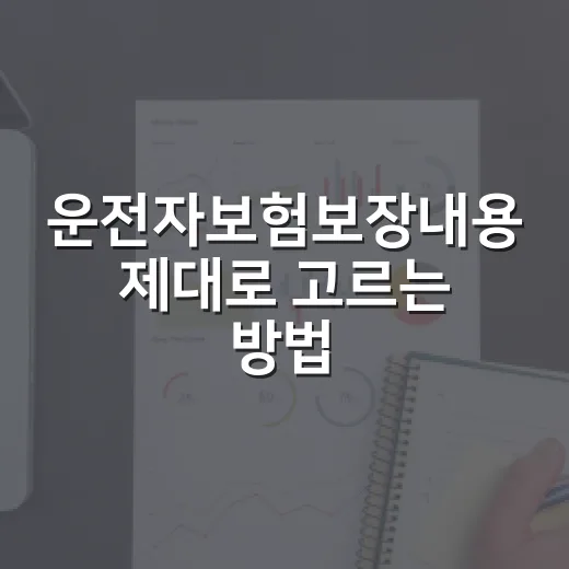 운전자보험보장내용 제대로 고르는 방법: 벌금·합의금·변호사비 순서 - 요약