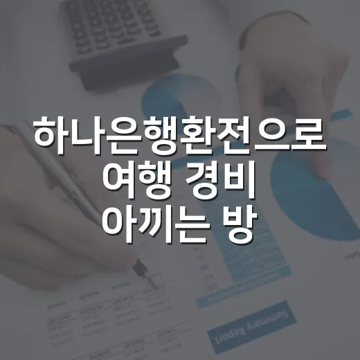 하나은행환전으로 여행 경비 아끼는 방법: 환전지갑 신청부터 수령까지 - 요약