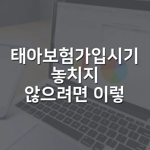 태아보험가입시기 놓치지 않으려면 이렇게 준비하세요 - 요약