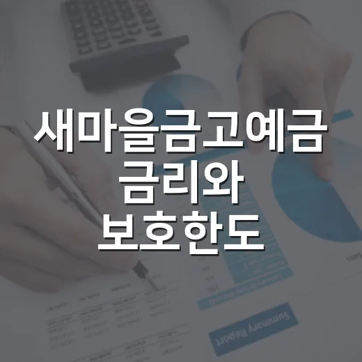 새마을금고예금 금리와 보호한도 확인하는 방법 - 요약