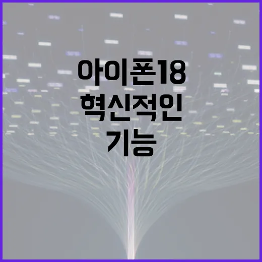 아이폰18의 혁신적인 기능을 활용하는 방법 - 요약