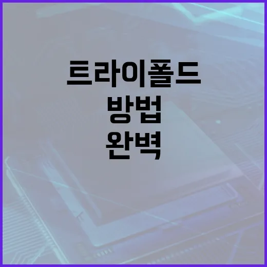 트라이폴드 프레젠테이션을 완벽하게 준비하는 방법 - 요약